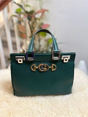 Gucci Emerald Green Zumi 2-way Bag